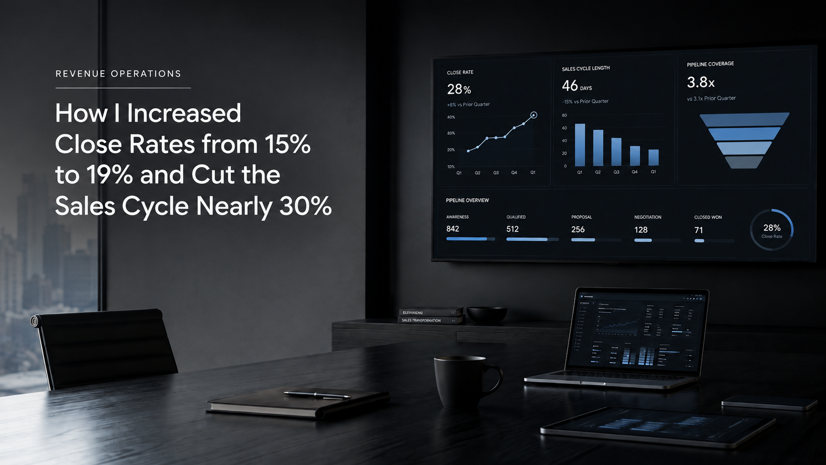 Revenue operations metrics improving close rates and sales cycle